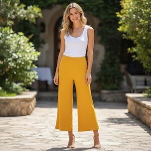 NWT Callahan (REVOLVE) Bo‎ Pants Flowy Wide-Leg Pants Resort Vacation Summer